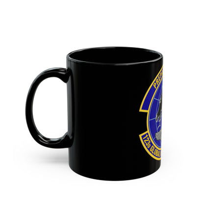 123d Global Mobility Squadron (U.S. Air Force) Black Coffee Mug-The Sticker Space