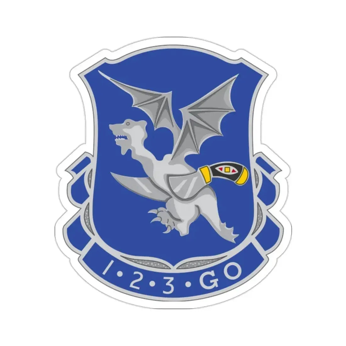 123rd Infantry Regiment (U.S. Army) STICKER Vinyl Die-Cut Decal - The Sticker Space
