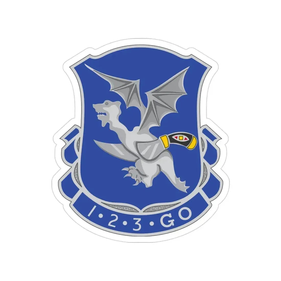 123rd Infantry Regiment (U.S. Army) Transparent STICKER Die-Cut Vinyl Decal 3 Inch - The Sticker Space