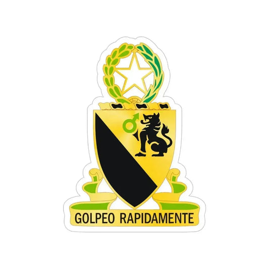 124 Cavalry Regiment (U.S. Army) Transparent STICKER Die-Cut Vinyl Decal 6 Inch - The Sticker Space