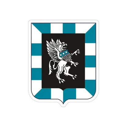 124 Military Intelligence Battalion 2 (U.S. Army) REVERSE PRINT Transparent Die-Cut STICKER 4 Inch Die-Cut Transparent - The Sticker Space