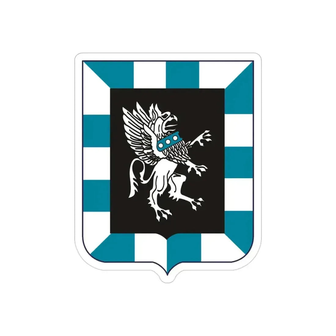 124 Military Intelligence Battalion 2 (U.S. Army) REVERSE PRINT Transparent Die-Cut STICKER - The Sticker Space