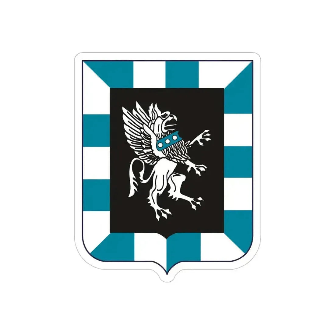 124 Military Intelligence Battalion 2 (U.S. Army) REVERSE PRINT Transparent Die-Cut STICKER - The Sticker Space