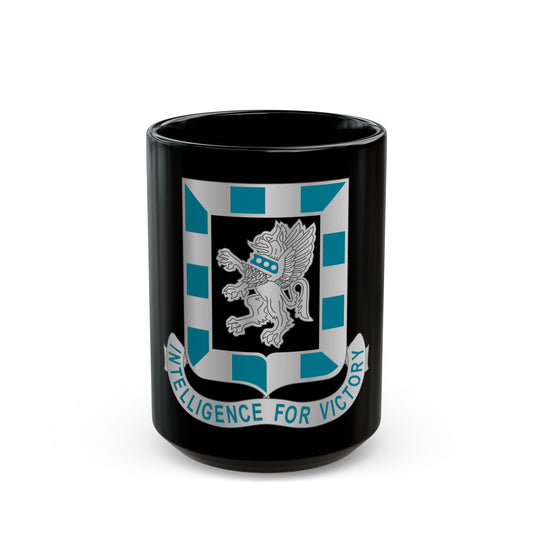 124 Military Intelligence Battalion (U.S. Army) Black Coffee Mug-15oz-The Sticker Space