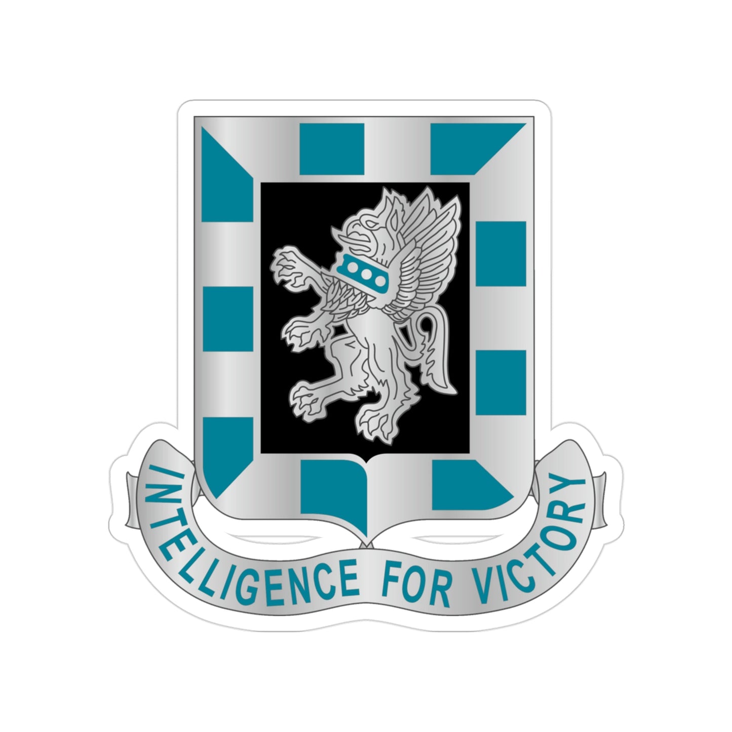 124 Military Intelligence Battalion (U.S. Army) Transparent STICKER Die-Cut Vinyl Decal-3 Inch-The Sticker Space