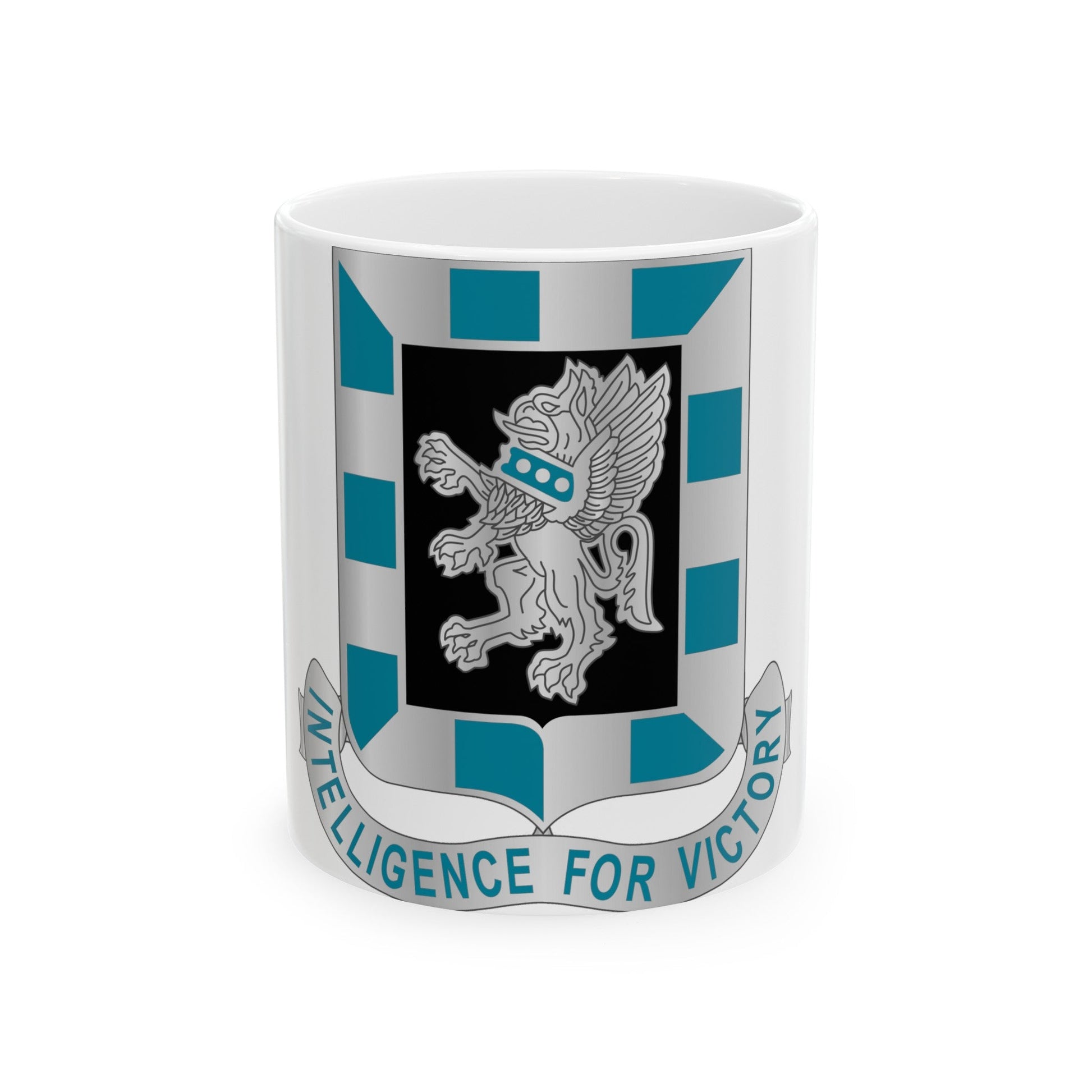 124 Military Intelligence Battalion (U.S. Army) White Coffee Mug-11oz-The Sticker Space