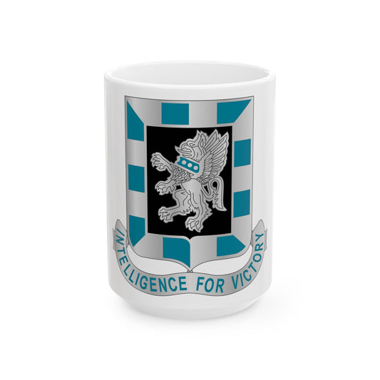 124 Military Intelligence Battalion (U.S. Army) White Coffee Mug-15oz-The Sticker Space