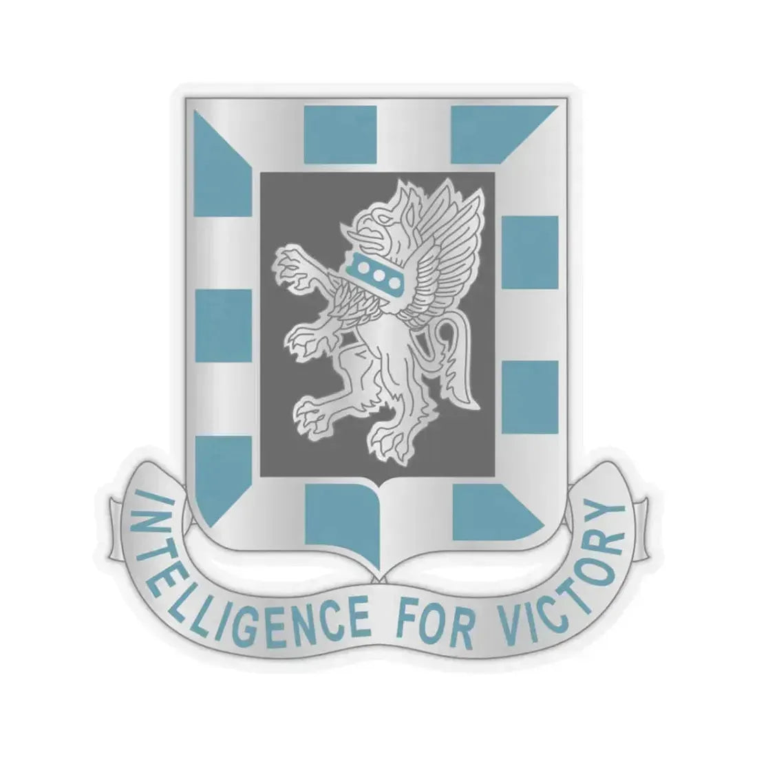 124 Military Intelligence Battalion (U.S. Army) STICKER Vinyl Kiss-Cut Decal 3 Inch Transparent - The Sticker Space