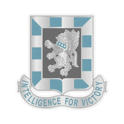 124 Military Intelligence Battalion (U.S. Army) STICKER Vinyl Kiss-Cut Decal 3 Inch Transparent - The Sticker Space