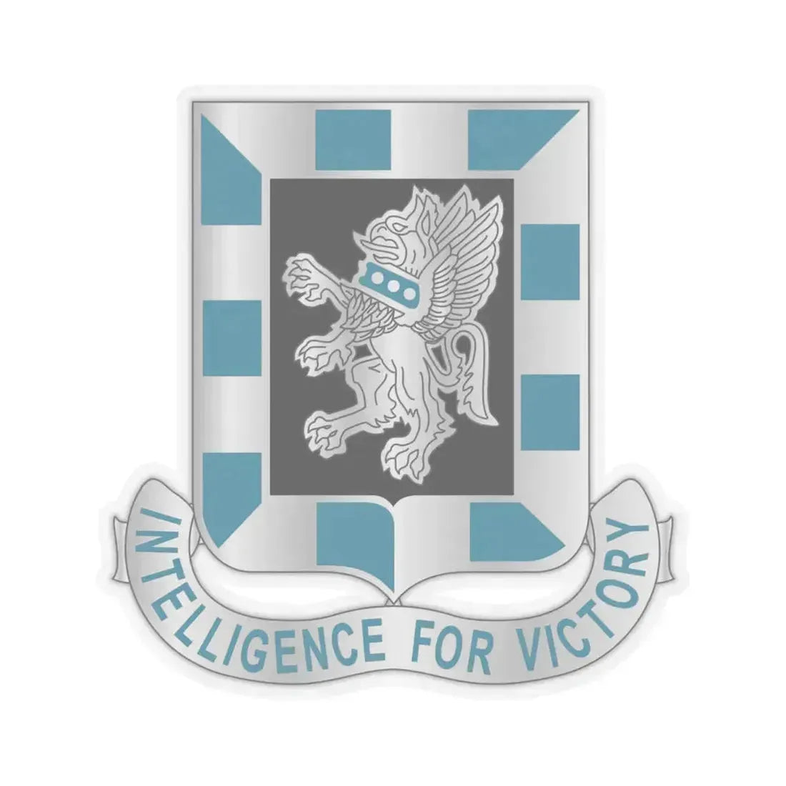 124 Military Intelligence Battalion (U.S. Army) STICKER Vinyl Kiss-Cut Decal 4 Inch Transparent - The Sticker Space