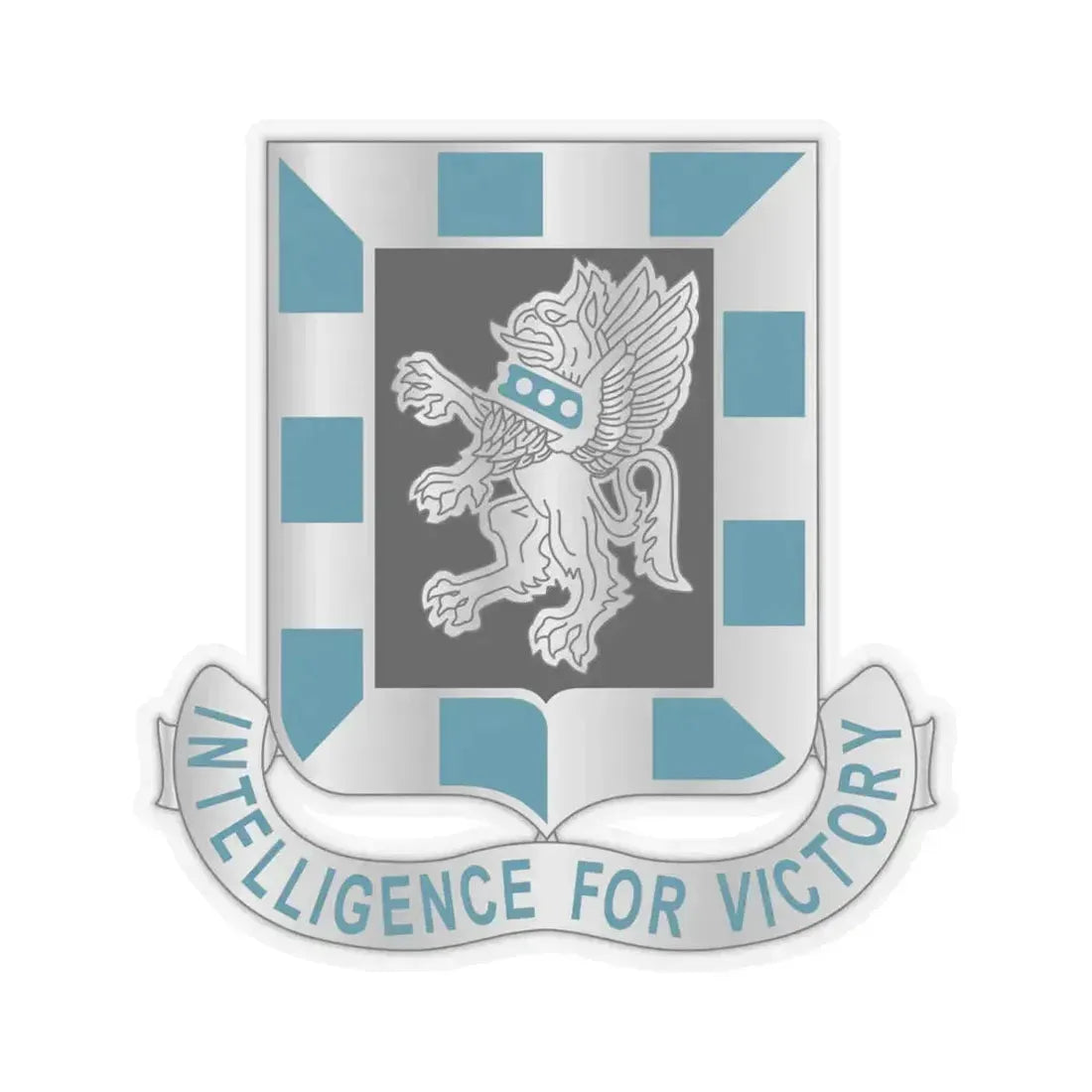 124 Military Intelligence Battalion (U.S. Army) STICKER Vinyl Kiss-Cut Decal 6 Inch Transparent - The Sticker Space