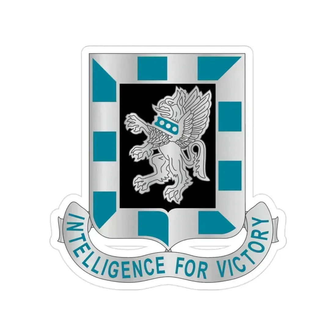 124 Military Intelligence Battalion (U.S. Army) Transparent STICKER Die-Cut Vinyl Decal 3 Inch - The Sticker Space