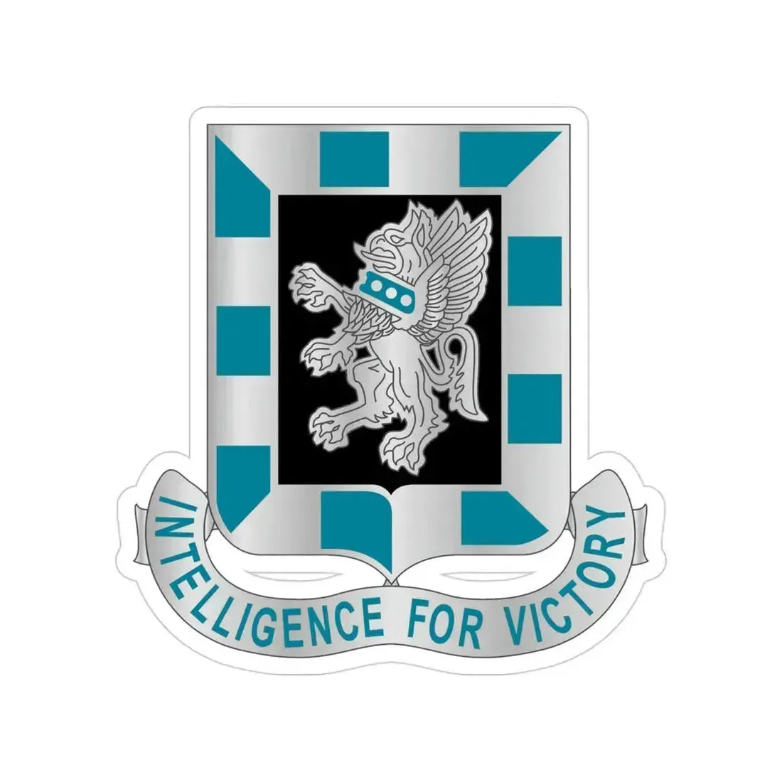 124 Military Intelligence Battalion (U.S. Army) Transparent STICKER Die-Cut Vinyl Decal 4 Inch - The Sticker Space