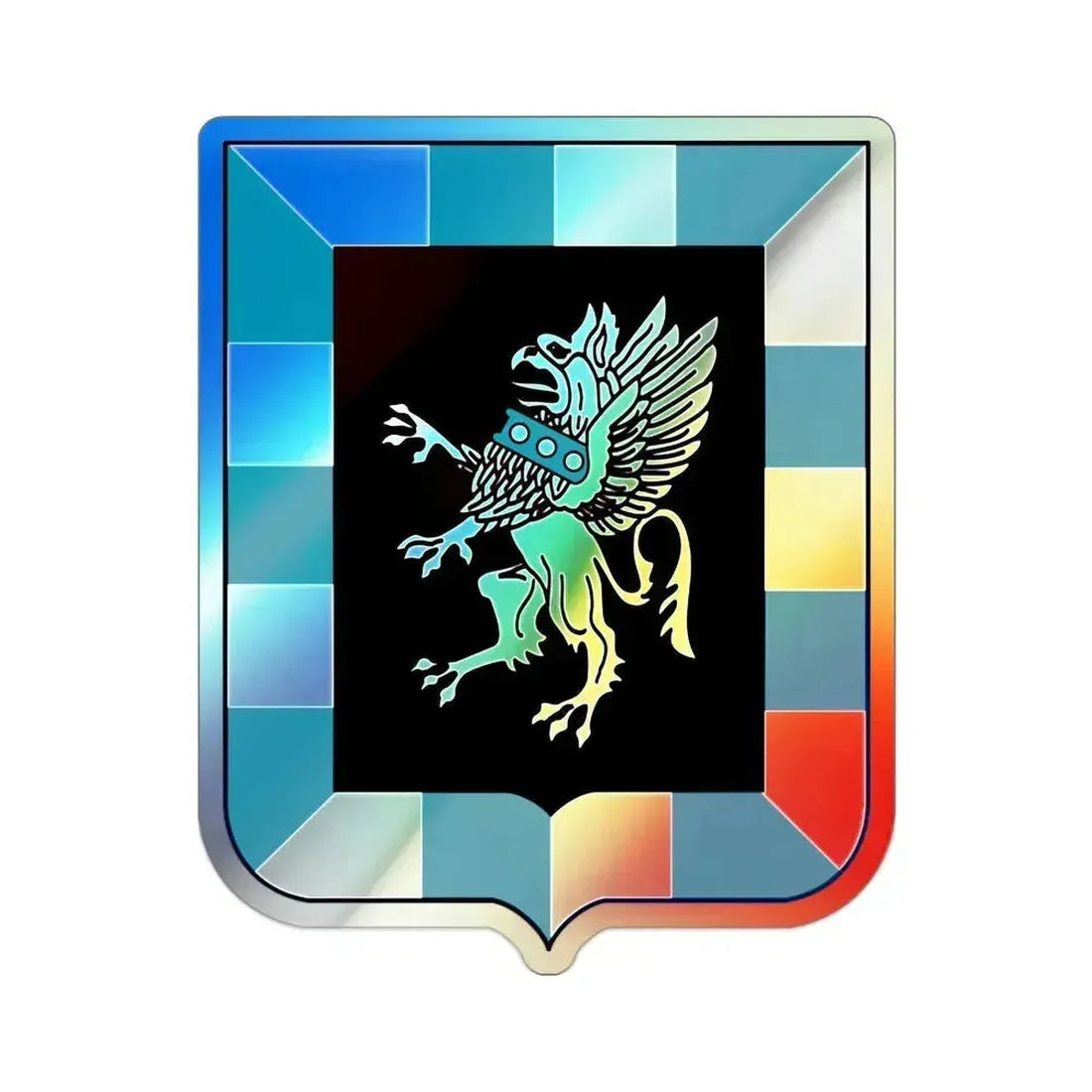 124 Military Intelligence Battalion v2 (U.S. Army) Holographic STICKER Die-Cut Vinyl Decal 2 Inch Holographic - The Sticker Space