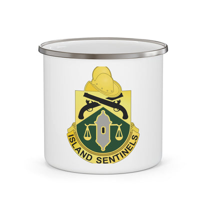 124 Military Police Battalion (U.S. Army) 12oz Enamel Mug-12oz-The Sticker Space