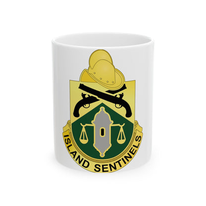 124 Military Police Battalion (U.S. Army) White Coffee Mug-11oz-The Sticker Space