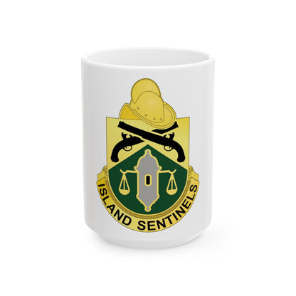 124 Military Police Battalion (U.S. Army) White Coffee Mug-15oz-The Sticker Space