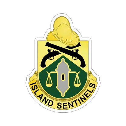 124 Military Police Battalion (U.S. Army) STICKER Vinyl Die-Cut Decal 6 Inch - The Sticker Space