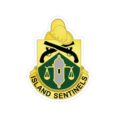 124 Military Police Battalion (U.S. Army) Transparent STICKER Die-Cut Vinyl Decal 2 Inch - The Sticker Space