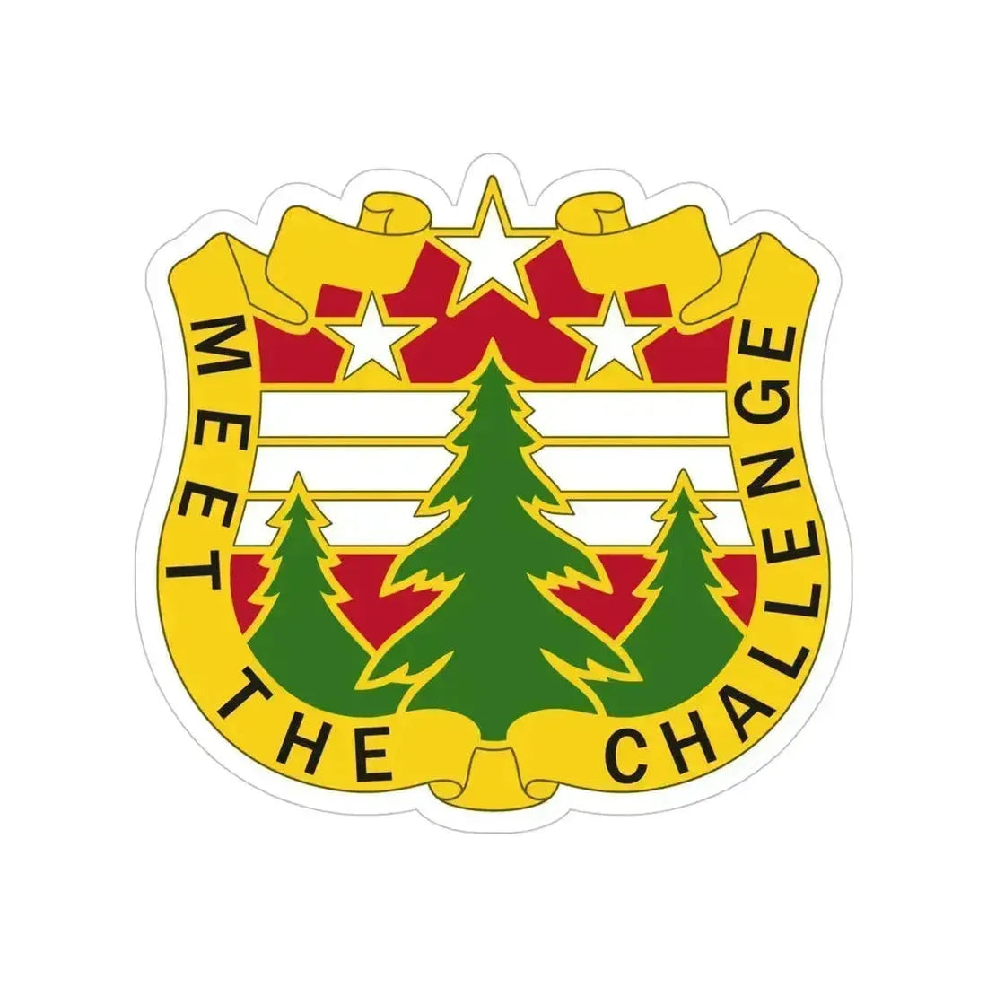 124 Regional Support Command 2 (U.S. Army) Transparent STICKER Die-Cut Vinyl Decal 5 Inch - The Sticker Space