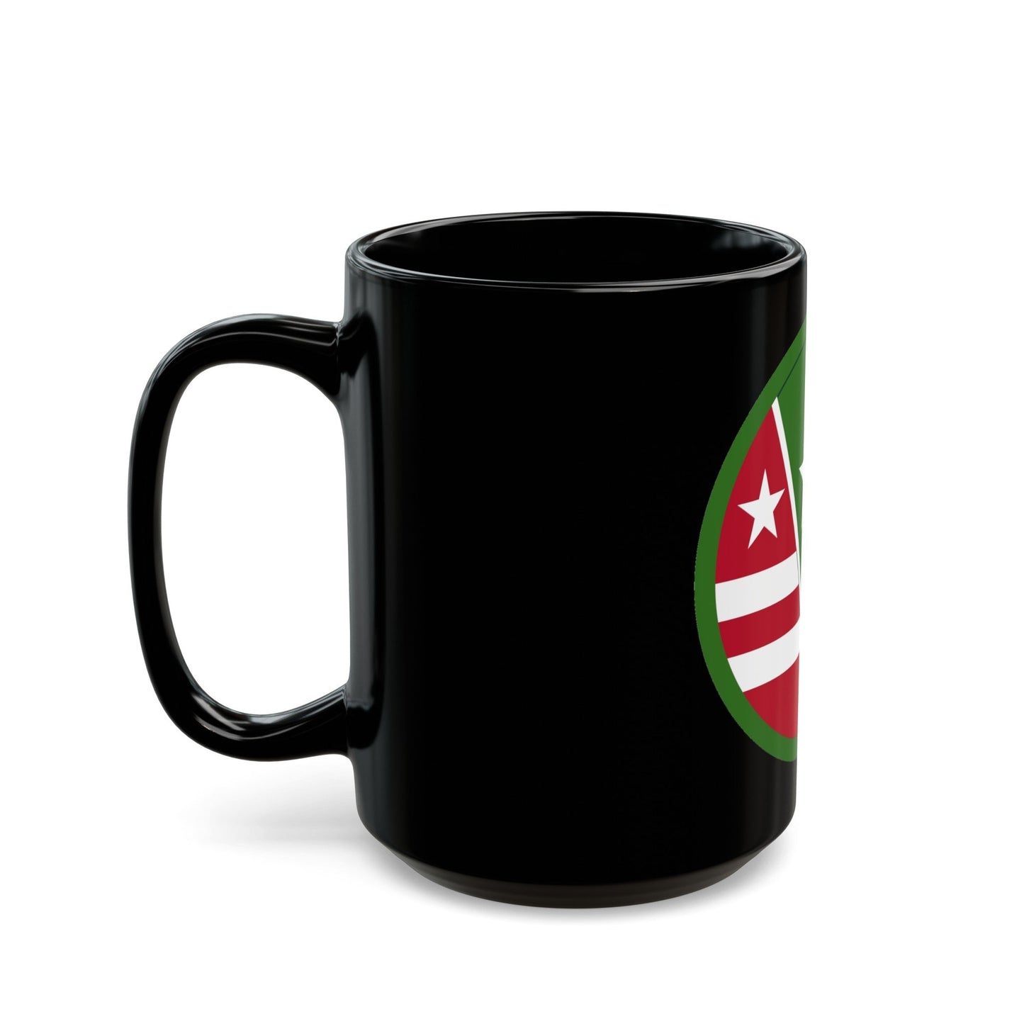 124 Regional Support Command (U.S. Army) Black Coffee Mug-The Sticker Space