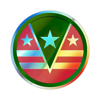 124 Regional Support Command (U.S. Army) Holographic STICKER Die-Cut Vinyl Decal - The Sticker Space