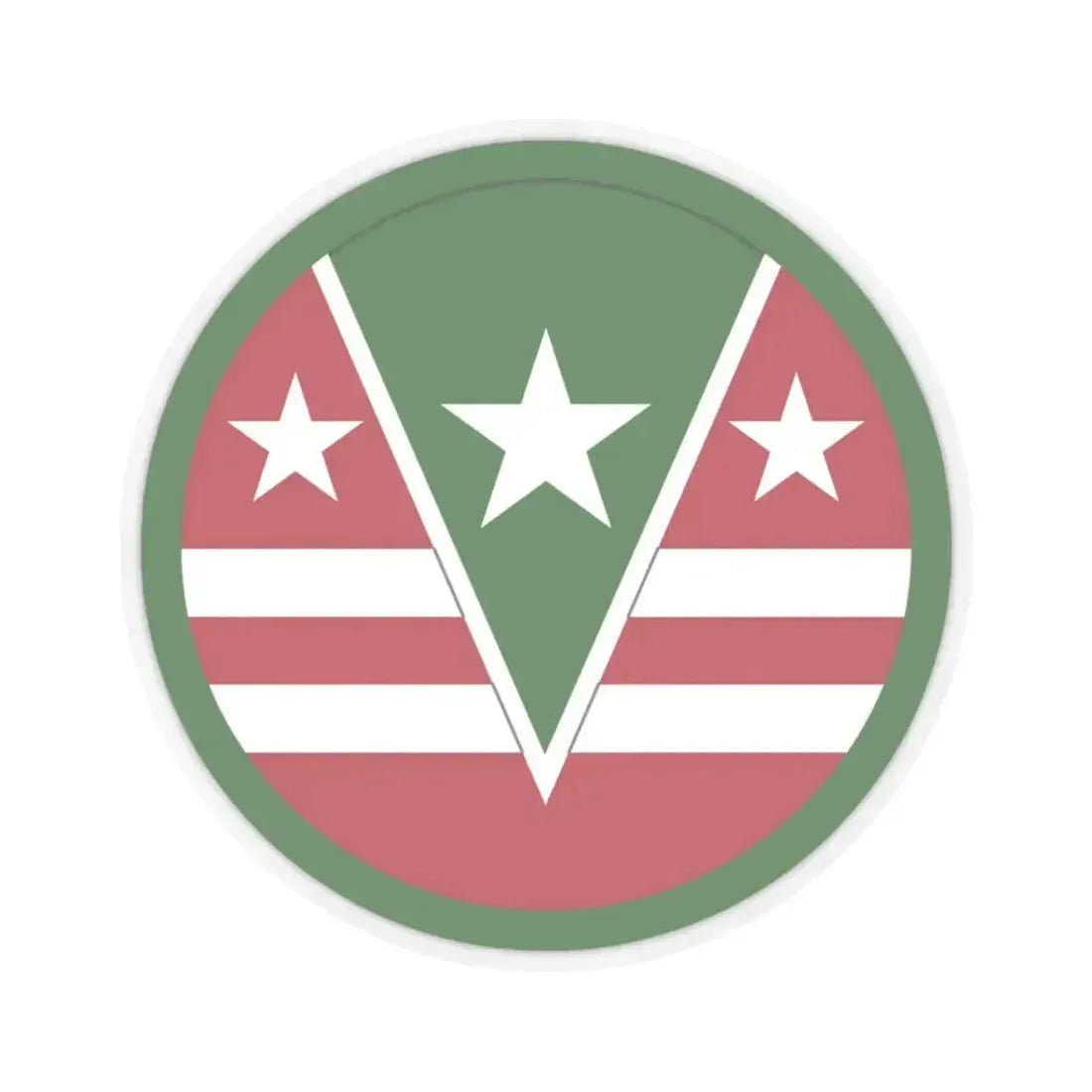 124 Regional Support Command (U.S. Army) STICKER Vinyl Kiss-Cut Decal 3 Inch Transparent - The Sticker Space