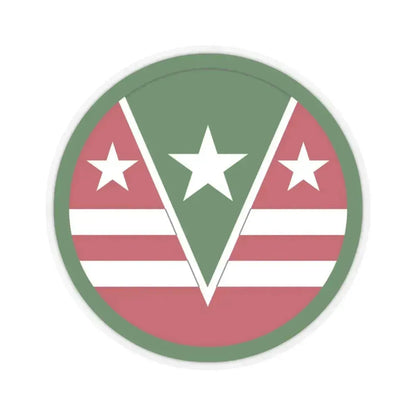 124 Regional Support Command (U.S. Army) STICKER Vinyl Kiss-Cut Decal 3 Inch Transparent - The Sticker Space