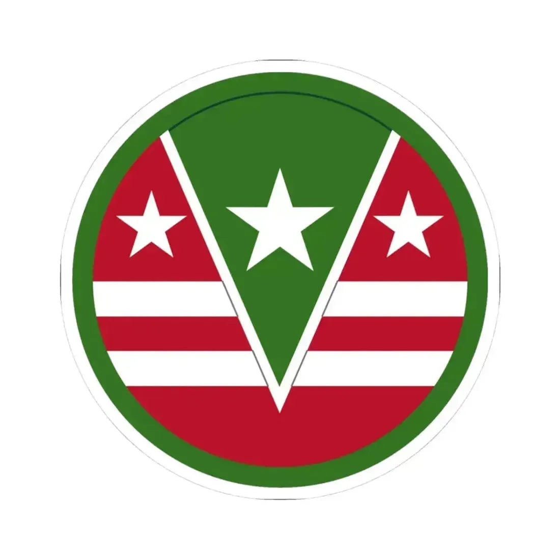 124 Regional Support Command (U.S. Army) STICKER Vinyl Kiss-Cut Decal 3 Inch White - The Sticker Space