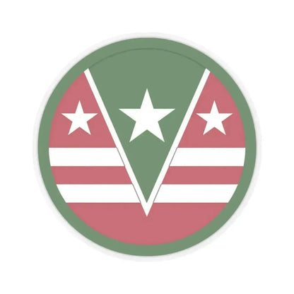 124 Regional Support Command (U.S. Army) STICKER Vinyl Kiss-Cut Decal 6 Inch Transparent - The Sticker Space