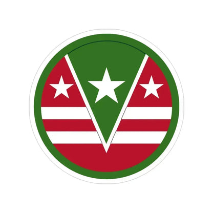 124 Regional Support Command (U.S. Army) Transparent STICKER Die-Cut Vinyl Decal 3 Inch - The Sticker Space