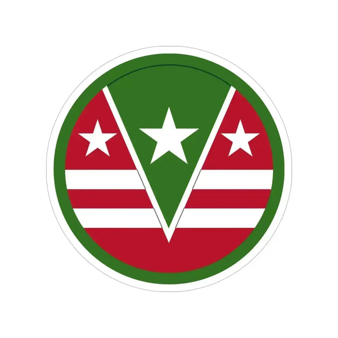 124 Regional Support Command (U.S. Army) Transparent STICKER Die-Cut Vinyl Decal 5 Inch - The Sticker Space