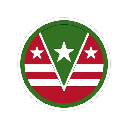 124 Regional Support Command (U.S. Army) Transparent STICKER Die-Cut Vinyl Decal 6 Inch - The Sticker Space