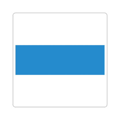 Flag of Canton of Zug (Switzerland) STICKER Vinyl Kiss-Cut Decal
