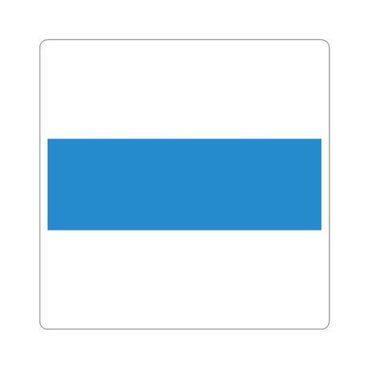 Flag of Canton of Zug (Switzerland) STICKER Vinyl Kiss-Cut Decal