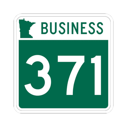 MN-371 Business (Minnesota) (Road Sign) STICKER Vinyl Kiss-Cut Decal