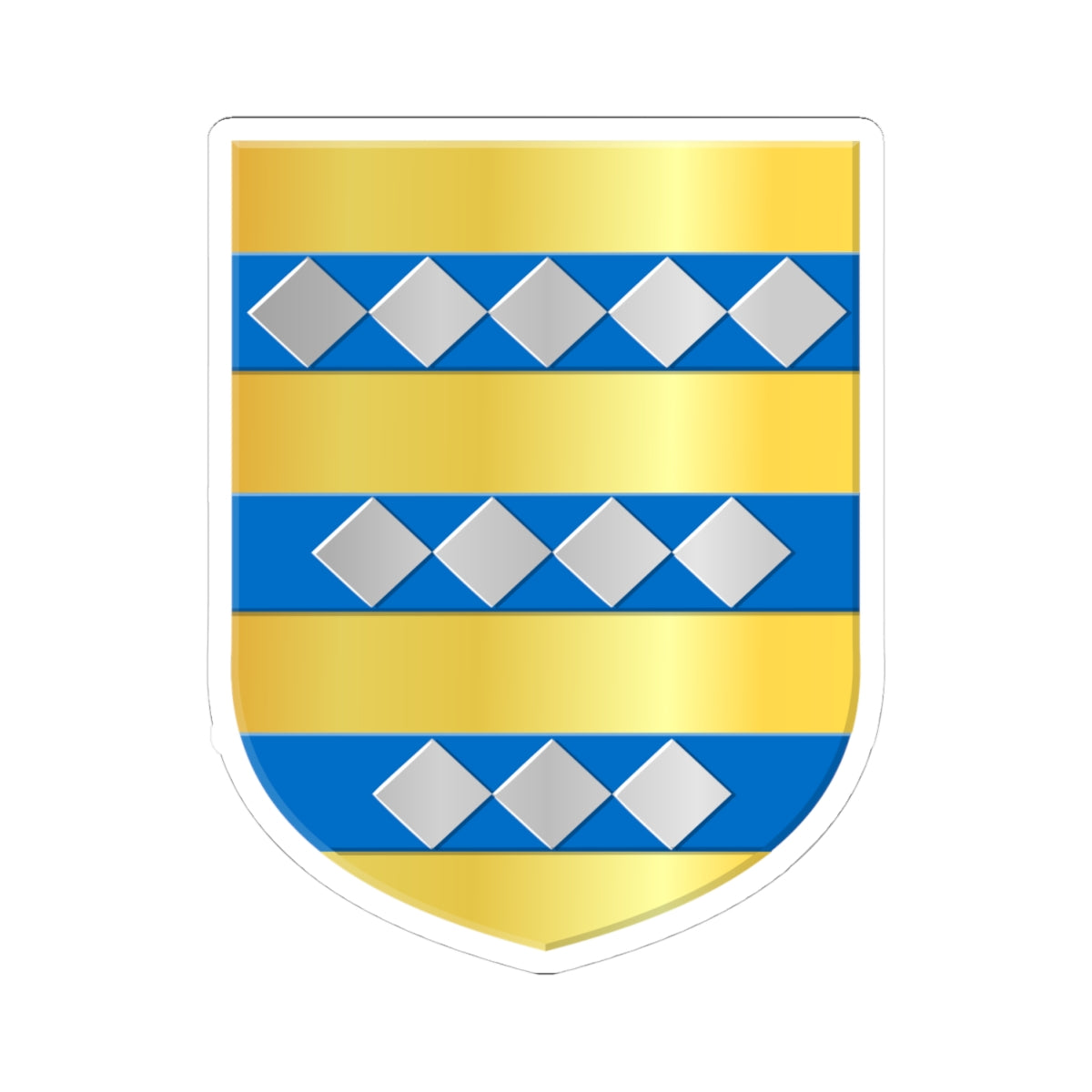 Ambt Almelo wapen (Netherlands) (Coat of Arms) STICKER Vinyl Kiss-Cut Decal