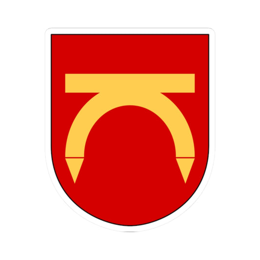 Bankekind vapen (Sweden) (Coat of Arms) STICKER Vinyl Kiss-Cut Decal