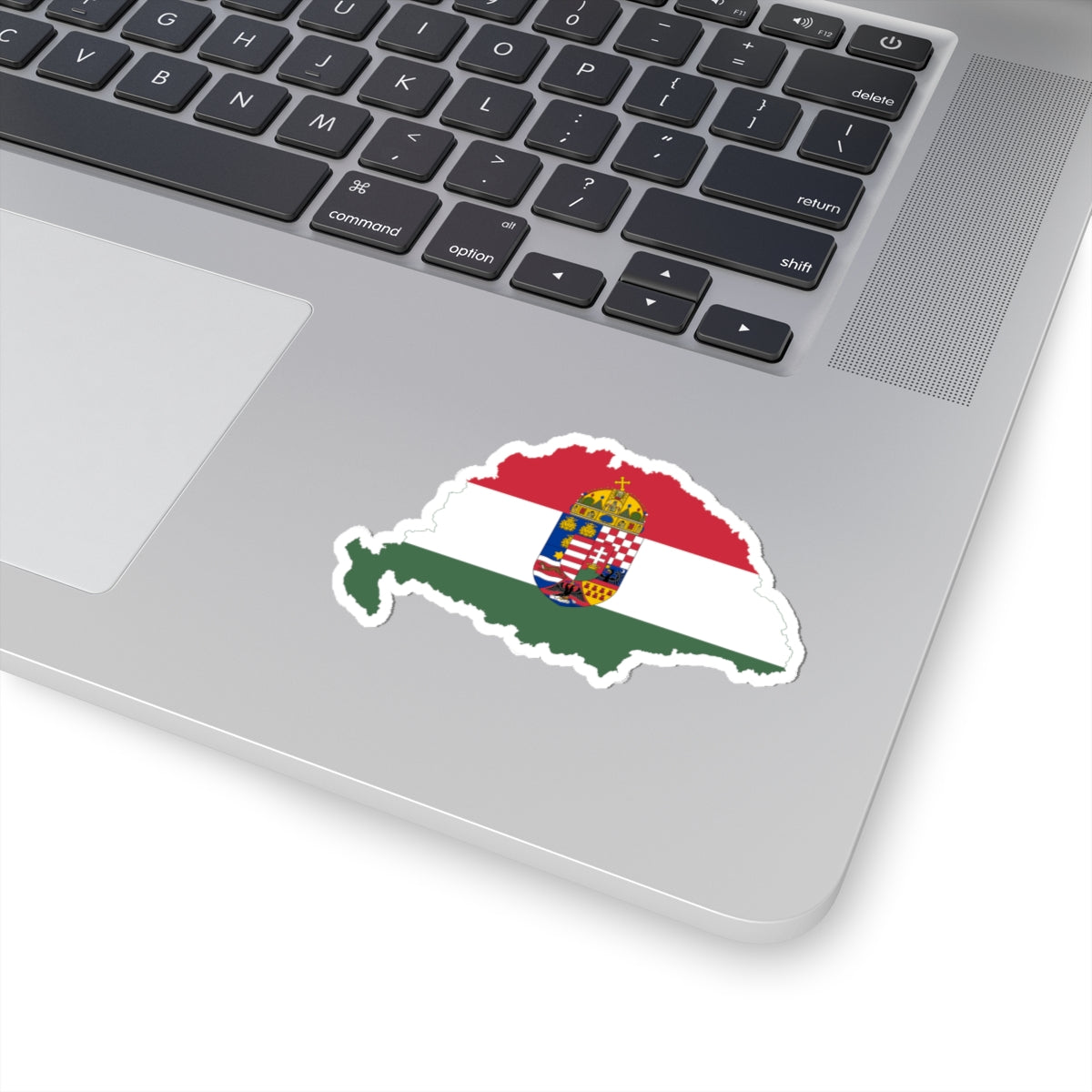 Flag-map of Transleithania 1896-1915 (Hungary) STICKER Vinyl Kiss-Cut Decal