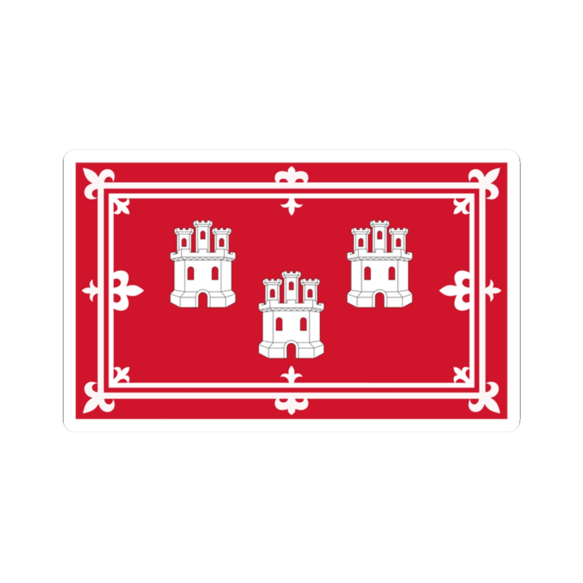 City Flag of Aberdeen (Scotland) STICKER Vinyl Kiss-Cut Decal