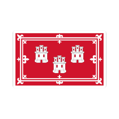 City Flag of Aberdeen (Scotland) STICKER Vinyl Kiss-Cut Decal