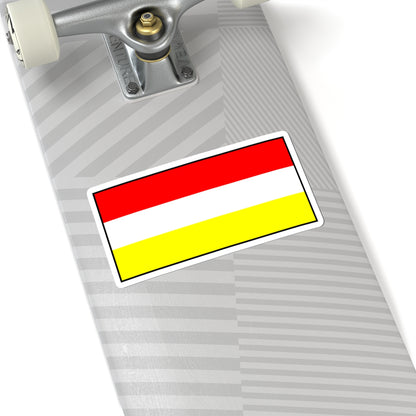 Flag of Wellesbourne (England) STICKER Vinyl Kiss-Cut Decal