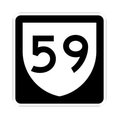 PR urban primary 59 (Puerto Rico) (Road Sign) STICKER Vinyl Kiss-Cut Decal