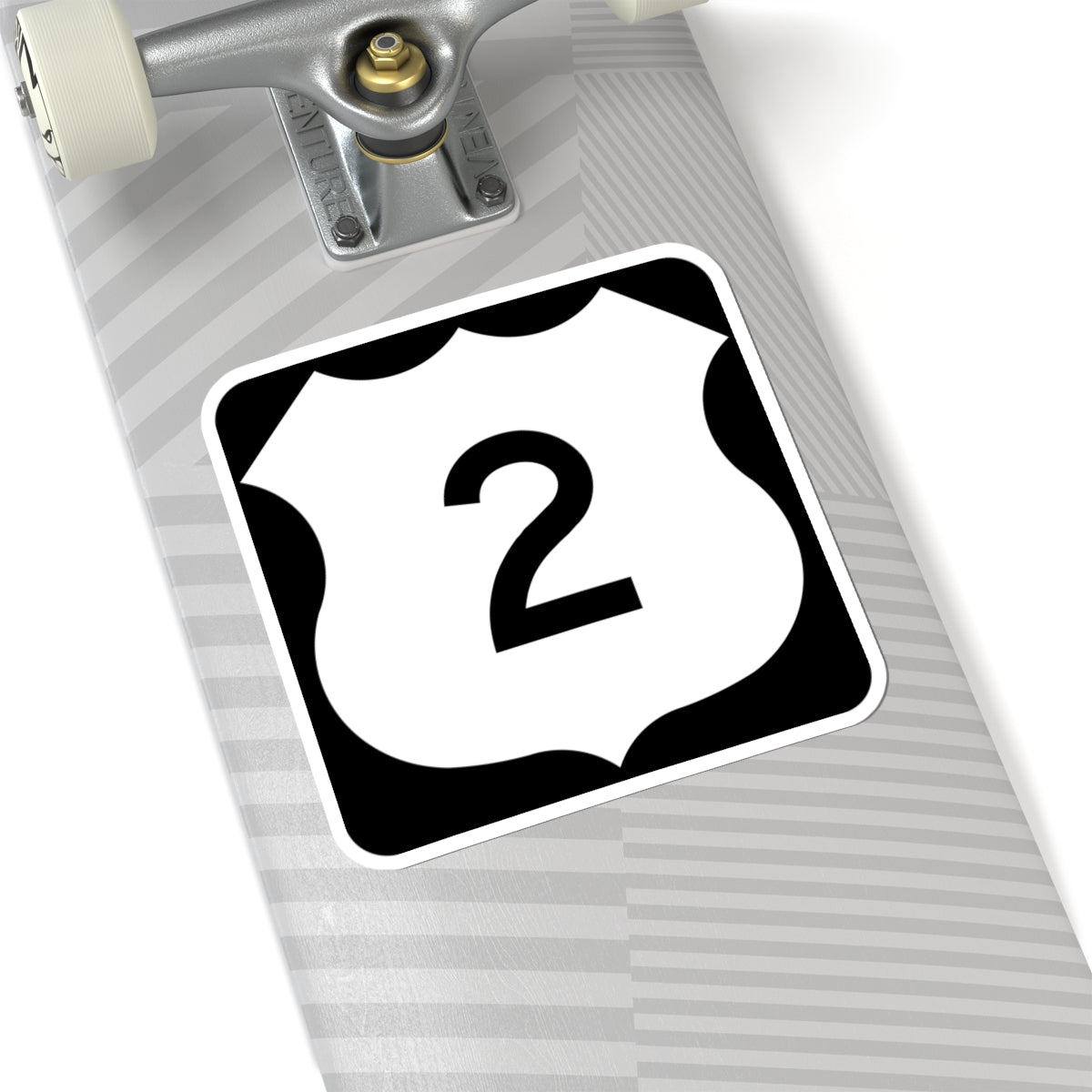 US 2 MN 1961 (Minnesota) (Road Sign) STICKER Vinyl Kiss-Cut Decal