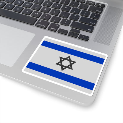 Flag of Israel - Blue (Israel) STICKER Vinyl Kiss-Cut Decal