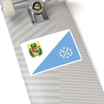 Flag of Sucre State (Venezuela) STICKER Vinyl Kiss-Cut Decal