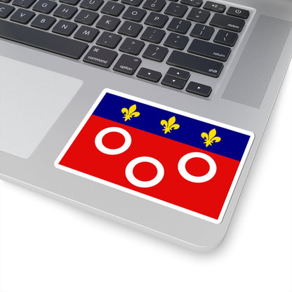 Flag of Macon (France) STICKER Vinyl Kiss-Cut Decal