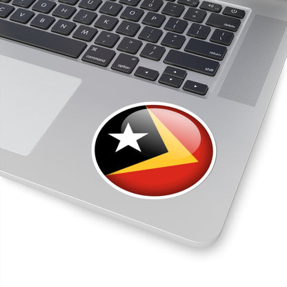 Flag orb East Timor STICKER Vinyl Kiss-Cut Decal