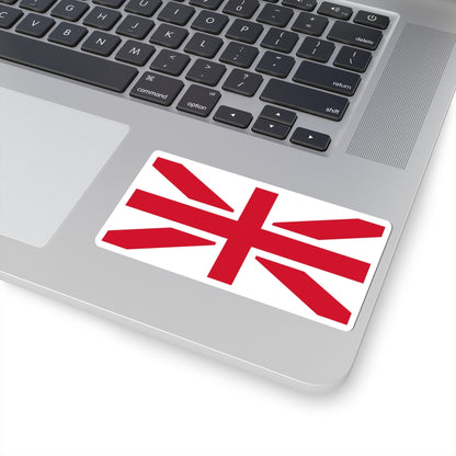 Flag of England and Northern Ireland (United Kingdom) STICKER Vinyl Kiss-Cut Decal