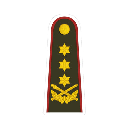 Lithuania Army OF 8 (Lithuania) (Military Rank) STICKER Vinyl Kiss-Cut Decal